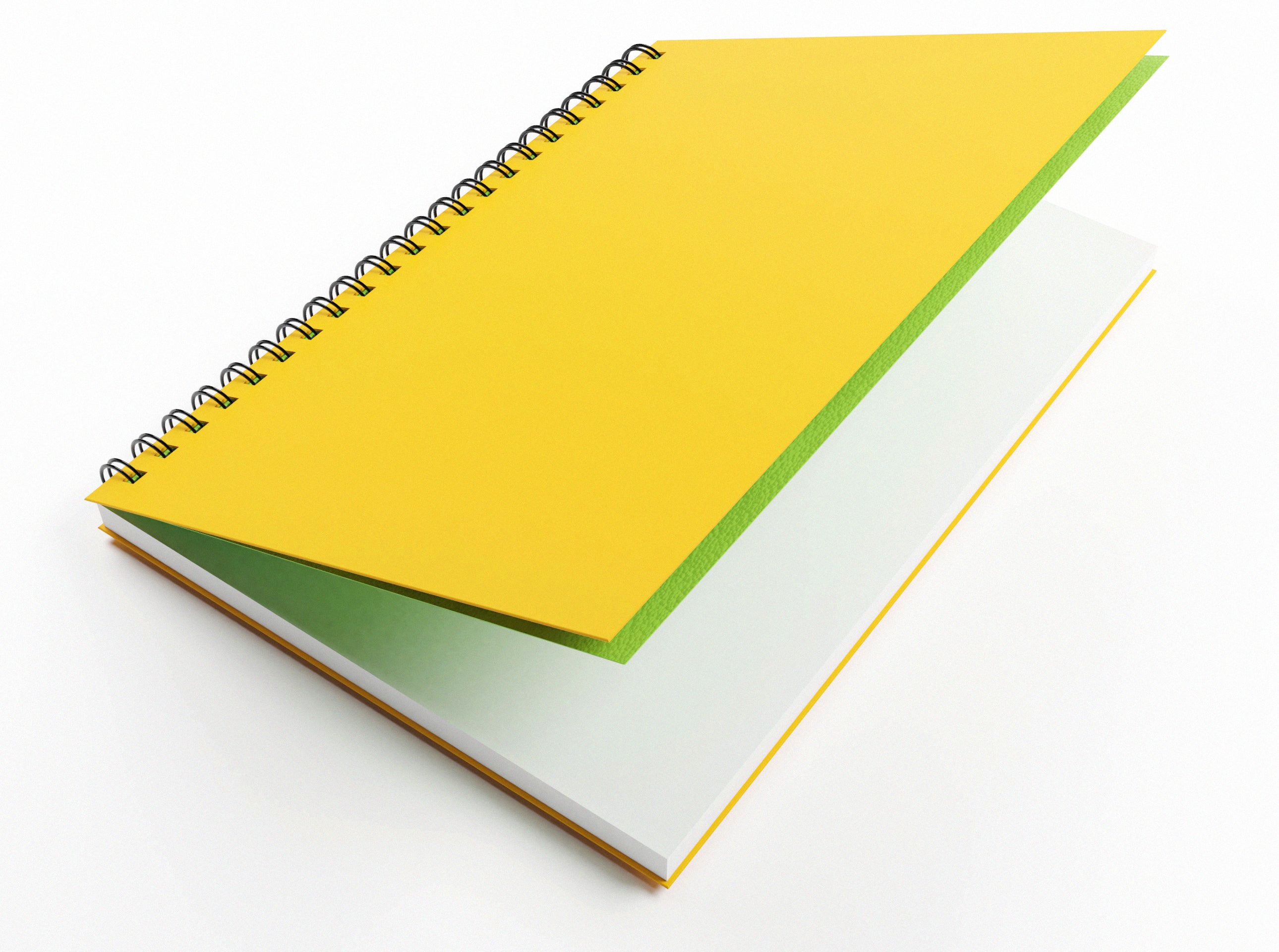 Artgecko FLASHY 'Yellow' All Media Wirebound Sketchbook – Artgecko 