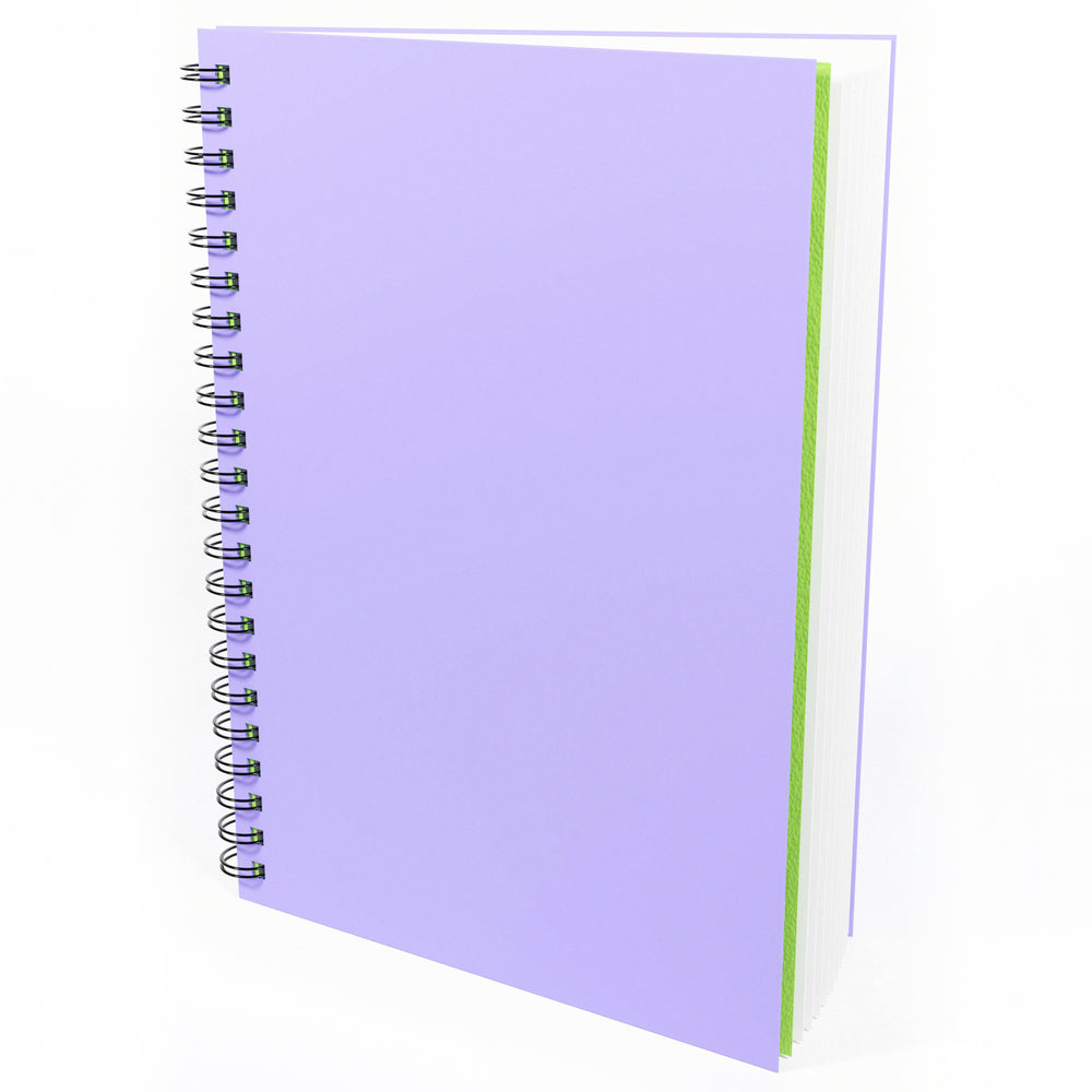 Flashy All Media Sketchbook A4 Portrait (Purple Cover) – Brightly Art Studio