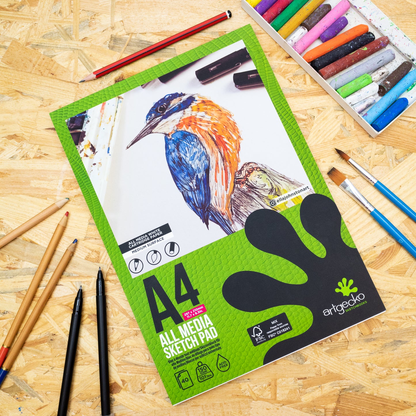 Artgecko FREESTYLE Paint Marker Paper Wirebound Sketchbooks