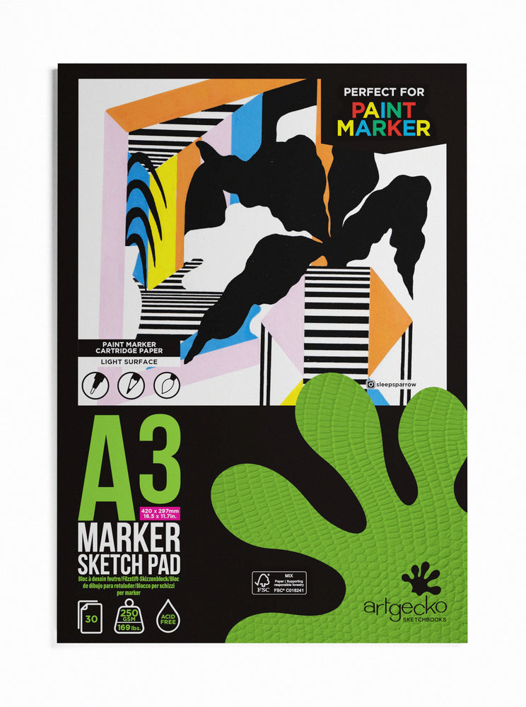 Marker Sketchbook A3 Paper Pad Pintura Diseño Profesional